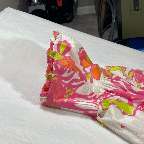 Lilly Pulitzer “Blossom” strapless dress w/basque waist - Picture 4 of 9